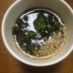 わかめととろろ昆布のスープ＋＋